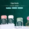 Copo de Água Portátil do Fabricante com Tampa Mini Transparente Copo Pequeno para Leite de Soja Leite Copo Gordo de Alto Borossilicato para Entrega de Café