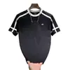 2026 Verão Nova Moda Tendência Simples Esportiva Camiseta Masculina Gola Redonda Manga Curta Bordada Casual Confortável Manga Curta