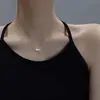 Collar de Perlas Estilo Francés para Mujer Lujo Ligero Diseño de Nicho Gama Alta Nuevo Estilo 2024 Cadena para Clavícula Estilo Frío Simple