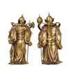 Figura de Dios de la Puerta de Cobre Puro Yang Tongji - Hengha Erjiang - Estatua de Buda para Sala de Culto - Dios de la Puerta