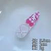 Grampo de Cabelo Gato Vermelho KT Coração de Menina Doce Franja Presilha Lateral Moda Fofa Cabelo Quebrado Presilha Bico de Pato Desenho Animado Acessórios de Cabelo