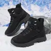 Nuevas botas de montaña Martin de otoño e invierno para hombre, botas tácticas de caña alta con suela gruesa, cómodos zapatos deportivos de trabajo de talla grande
