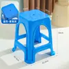 Taburete de Plástico Elevado y Espeso para Fiesta 55cm de Altura al Sentarse Taburete de Exposición Fábrica Durable Caucho Maduro Taburete Cuadrado Se Puede Grabar con Láser