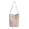 Bolso Cubo Tejido Hueco de Nuevo Diseño de Moda 2025 para Mujer, Bolso de Hombro y Mano de Gran Capacidad, Bolso de Verano, Bolso de Hombro Moderno
