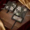 Caja de joyería flotante de PE, caja de embalaje tipo cajón para pulseras, anillos y aretes estilo antiguo, caja de joyería estilo chino antioxidante