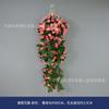 Simulación de orquídea, margarita, ratán, venta al por mayor, arreglo floral para camino de boda, caja de regalo de boda, decoración de tela de seda, hortensia, ratán