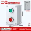 Caixa de controle com botões de alta qualidade com tampa protetora para interruptor, caixa de controle de partida/parada, luz indicadora do ventilador para operação remota, parada de emergência.