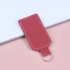 Chaveiro Criativo de Couro PU Transfronteiriço, Pingente Simples para Presente de Negócios, Acessório para Bolsa de Casal, Chaveiro de Carro