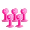 Sucção de porta de silicone sem furos, puxador de porta de banheiro com ventosa, tapete anti-colisão, batente de porta para porta de vaso sanitário, artefato de sucção para porta traseira de quarto