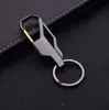 Regalo publicitario colgante de cintura regalo pequeño de negocios llavero clásico de metal y cuero para hombre llavero nuevo