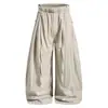 Pantalones de trabajo para exteriores para hombre y mujer, nuevo modelo verano 2026, diseño de cordón, pantalones cargo holgados para adelgazar, estilo casual deportivo