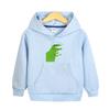 Suéter de manga comprida de outono para meninos 2023 primavera e outono novo pulôver infantil algodão infantil Cartoon roupas de dinossauro