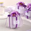 2026 Novo Modelo Caixa de Doces Casamento Roxo Romântica Caixa de Doces Lua Cheia Estilo Europeu Presente Transfronteiriça Caixa de PVC em Estoque