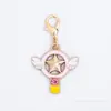 Colgante de historieta rosa con goteo de aceite, colgante de aleación en tono rosa, accesorios para manualidades, llavero decorativo, accesorios al por mayor