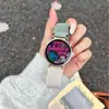 Correa de Reloj Tejida de Tejido Plano Bloque de Color con Hebilla Magnética Adecuada para Relojes Huawei