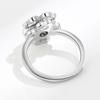Anillo Popular Giratorio de Trébol de Cuatro Hojas de Douyin para Mujer, Anillo Giratorio Creativo Transfronterizo Europeo y Americano para Alivio de la Ansiedad