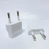 Enchufe de conversión de viaje estándar europeo de cobre puro para suministro transfronterizo, 2 orificios, adaptador de corriente de viaje estándar europeo, enchufe de conversión estándar europeo