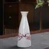 Jarro Pequeno de Cerâmica para Vinho, Jarro Doméstico para Vinho Quente, Aquecedor de Vinho Antigo, Jarro de Vinho, Conjunto de Saquê 0,1kg, Conjunto de Taças para Vinho Branco, Garrafa de Vinho