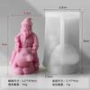 Jiahuimei Vela Aromática Papai Noel Molde de Silicone Chaminé Velho Homem Ornamento de Vela Gesso DIY Gota Molde de Plástico