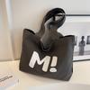 Bolso de lona para estudiantes, bolso de mano de gran capacidad, bolso de viaje para clase, bolso de hombro portátil, versátil, estampado tipo momia, bolso de compras