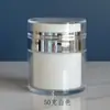 15g 30g 50g Botella de Crema al Vacío de Acrílico Botella de Doble Capa con Dispensador de Presión para Crema Facial y Loción Botella Dispensadora Cosmética