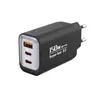 Cargador Súper Rápido 150W Cabeza de Cargador de Protocolo Completo Cargador de Viaje Inteligente Electrodomésticos Pequeños Cabeza de Cargador Rápido Multi-Puerto Regulaciones Europeas, Americanas y Británicas