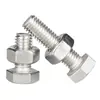 Juego de tornillo y tuerca hexagonales externos de acero inoxidable 304 M3M4M5mm tornillo de cabeza hexagonal con tuerca y tornillo