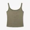 Camisola de Algodón Acanalado Puro Deseo con Botones y Almohadillas en el Pecho para Mujer, Otoño Temprano 2026, Se Puede Usar como Ropa Interior o Exterior