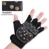 Guantes para Patinaje con Picos, Patines, Patines de Hielo, Equipo de Protección, Protectores de Palma, Guantes de Medio Dedo para Hombres y Mujeres, Protectores de Mano para Adultos, Protección de Freno para Patineta