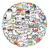 90 novos adesivos de graffiti de gatinhos de manjericão decoração geladeira skate copo personalidade DIY adesivos fabricantes atacado