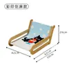 Placa de Arranhar para Gatos de Sisal, Resistente ao Desgaste e que Não Solta Fiapos, Cama para Gatos e Placa de Arranhar Integradas, Poltrona Extra Grande, Coleção de Suprimentos para Gatos de Corda de Cânhamo