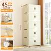 Armário de Armazenamento Dobrável Peça Única Atacado Armário de Armazenamento para Roupas Infantis Porta Dupla Armário de Armazenamento Doméstico Guarda-Roupa para Quarto