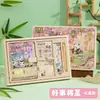 Caja de Regalo Set de Cuadernos Panda Regreso a Clases, Cuaderno Estilo Chino para Estudiantes Regalo, Regalo de Fin de Curso, Set Completo de Recuerdos