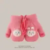 Guantes Pequeños para Niños, Guantes de Medio Dedo para Bebés, Niñas y Niños, Engrosados de Invierno, Cálidos, Cortavientos, Guantes de Cinco Dedos para Bebés de un Año