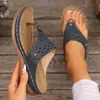Sandalias de espiga de color liso de talla grande europeas y americanas transfronterizas para mujer, en stock, nuevo estilo de verano, de punta redonda, suela gruesa, sandalias de moda