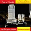 Modelos de Edifícios de Cristal Personalizados, Modelos de Edifícios Escolares e de Escritórios de Empresas, Diversos Modelos de Edifícios de Cristal para Maquetes de Construção, Processamento de Acordo com Desenhos