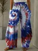 Pantalones Largos para Mujer Estilo Europeo, Americano y Coreano con Bolsillos Dobles, Sueltos y Cómodos, Ropa Casual Artística Creativa, Cómodo Estampado Digital 3D