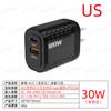 Cabezal de carga de 120W transfronterizo PPS protocolo completo cabezal de carga súper rápida U C cabezal de carga de doble puerto cabezal de carga rápida para teléfono móvil