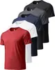 Comércio Exterior Verão Masculino Estilo de Rua Americano Moda Esportiva Corrida Cor Sólida Versátil Multicor Tops para Uso Externo Atacado em Estoque