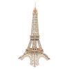 Francia París Torre Eiffel simulación de madera DIY modelo de madera ensamblado a mano rompecabezas 3D juguete