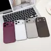 Adecuado para iPhone 18 Pro Max, funda de teléfono mate, color sólido, simple, ultrafina, cubierta protectora suave de cobertura total para Apple 17