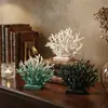 Estilo Lujo Ligero Transfronterizo Artesanías de Resina Simulada Pequeños Adornos de Coral Decoraciones de Hotel Habitación Modelo Mueble de TV Sala de Estar