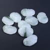 30x 45mm Pingente Natural Tianshan Flor Verde Ruyi Flor de Peônia Fechadura DIY Antigo Aba de Pressão guirlandas Acessórios