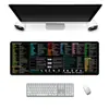 Mouse Pad Tecla de Atalho Popular Extra Grande E-commerce Atacado Mouse Pad Extra Grande de Mesa Idioma Estrangeiro