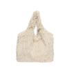 Bolso de peluche para mujer 2023 otoño e invierno nuevo bolso de hombro de moda bolso de mano de gran capacidad bolso de mano peludo para mujer