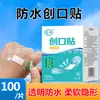 Parche Curita Transparente Médico 100 Piezas Parche para Heridas Impermeable para Baño y Natación Transpirable Invisible Curita Antirozaduras Pies