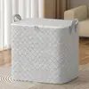 Caja de almacenamiento de ropa para el hogar, gran capacidad, para guardarropa, ropa, edredón de algodón, bolsa de acabado para mudanzas, cesta de almacenamiento, artefacto