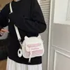 Bolso Cruzado Ligero de Color Contrastante Personalizado, Bolso Cuadrado Mini de Aspecto Elegante, Bolso de Hombro para Salidas Estudiantiles, Billetera para Monedas para Teléfono Móvil