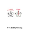 Tapa de flor de acero inoxidable portaperlas, accesorios de tapa de flor dorada electrochapada al vacío, separador de cuentas para joyería con cuentas DIY, soporte de pieza de colgante