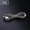 Clip Adorno para la Cabeza Lazo Horquilla para el Cabello Femenina Flequillo Parte Trasera de la Cabeza Horquilla para el Cabello de Madre Mediana Horizontal Primavera Pedrería Parte Superior Combinable
